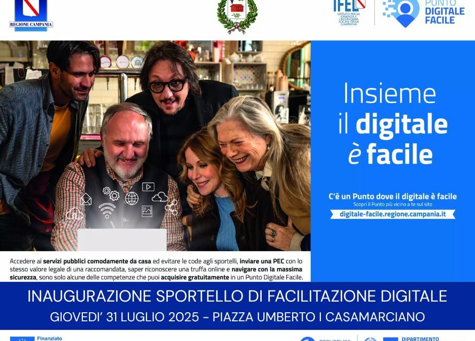 A Casamarciano arriva il Punto di Facilitazione Digitale!